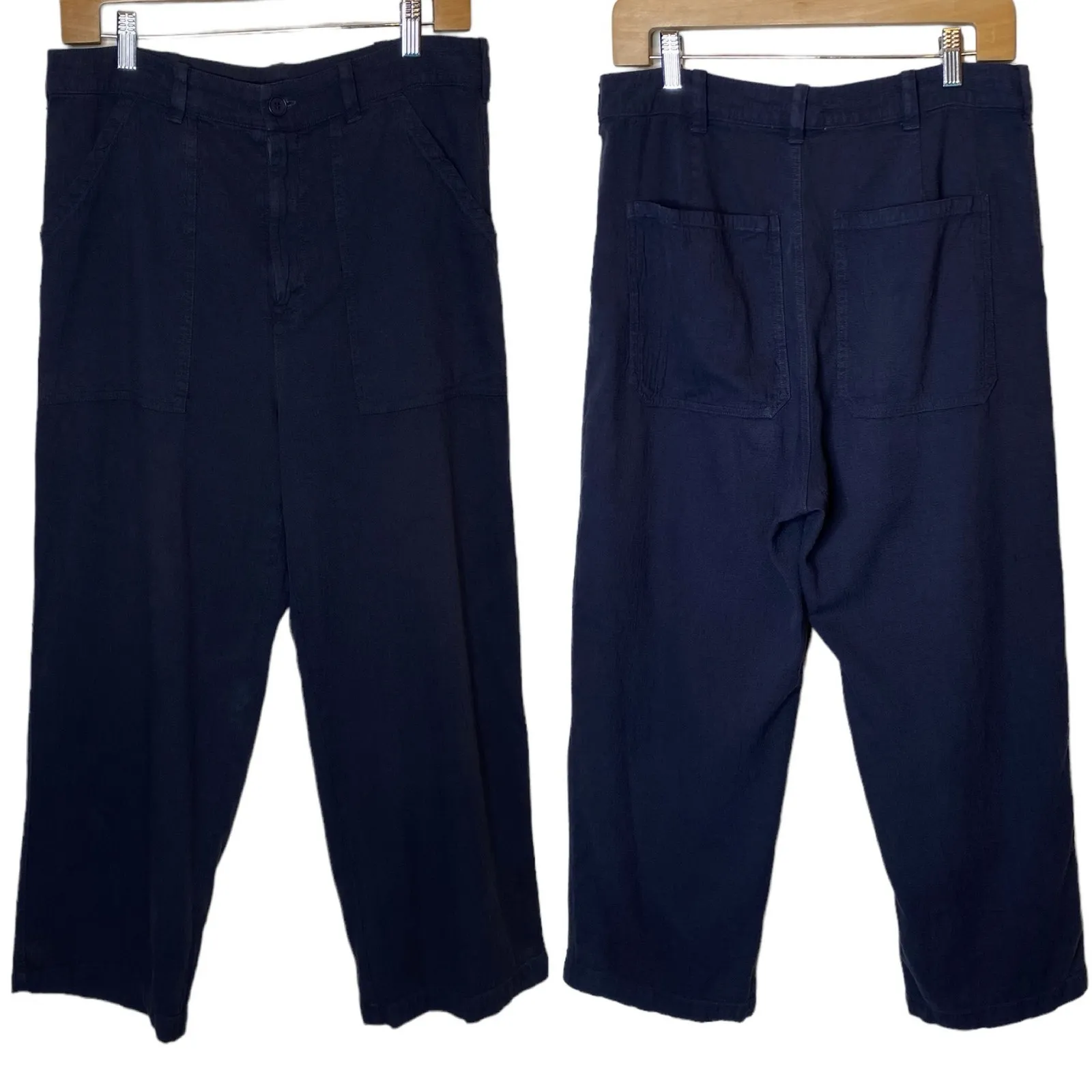 LACAUSA Wide Leg Crop Pants - Image 3