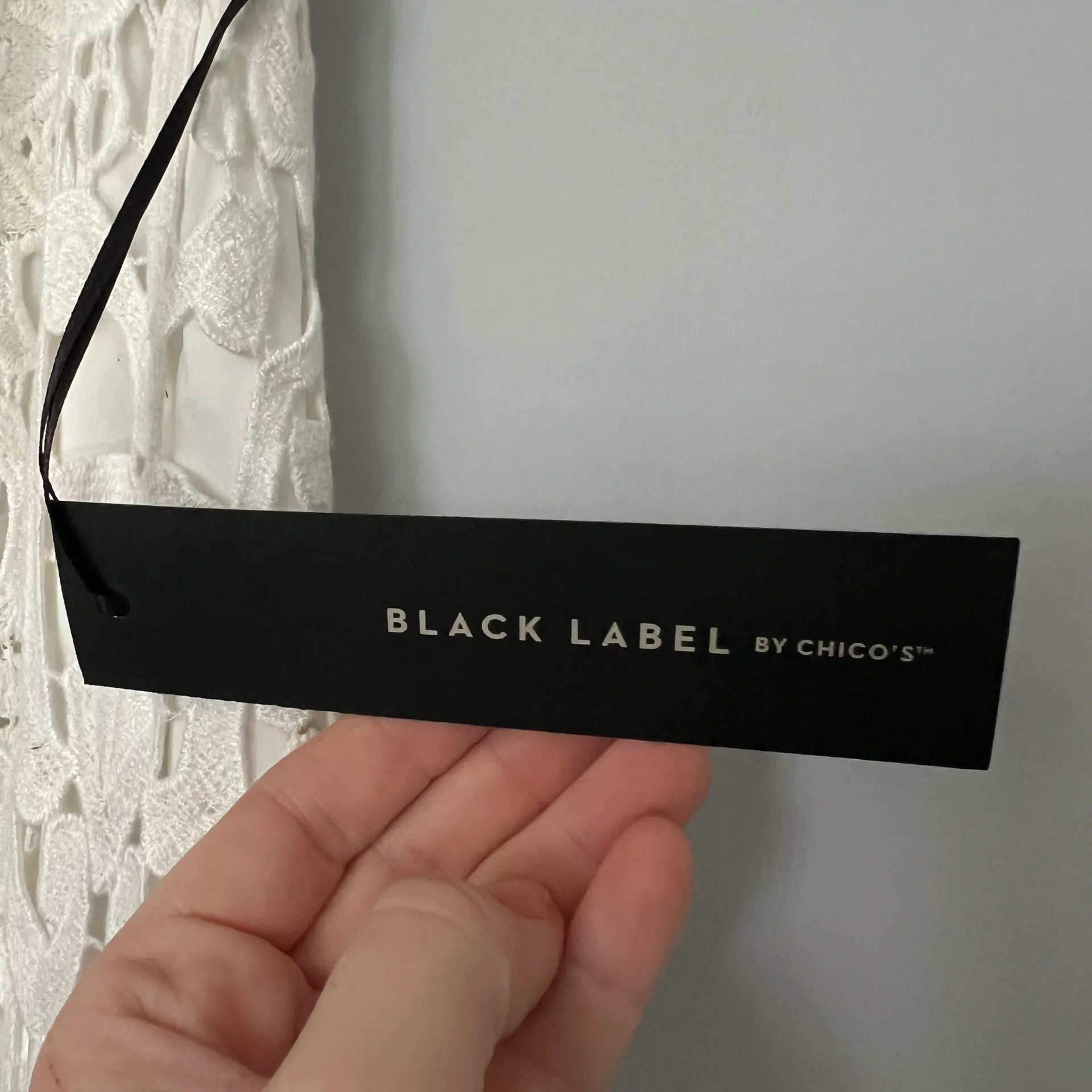 Chico's NEW NWT  White Lace Eyelet Pencil Skirt - Image 11