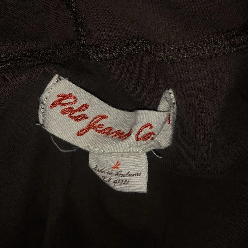 Polo Jeans Co.‎ Hooded Cotton Shirt Brown Size M - Image 5