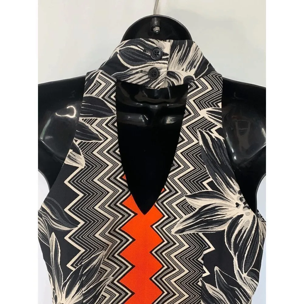 Milly Mini Mock Halter Dress - Image 2