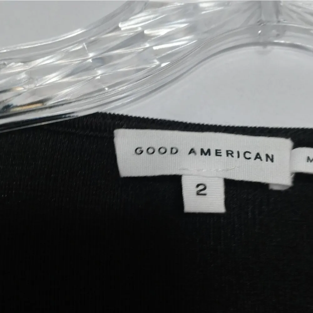 GOOD AMERICAN Shimmer Wrap Top - Image 6