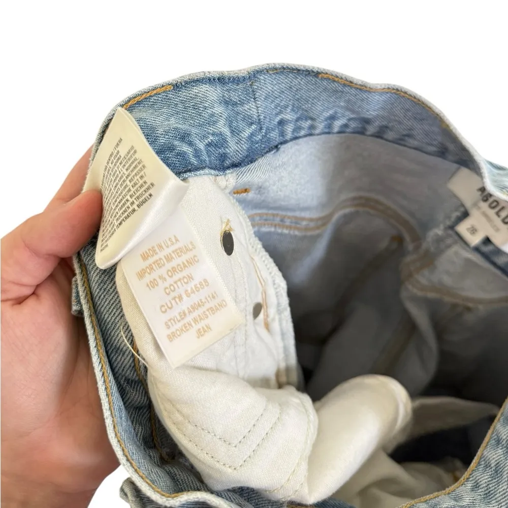 Agolde Broken Waistband Straight Leg Jeans - Image 11