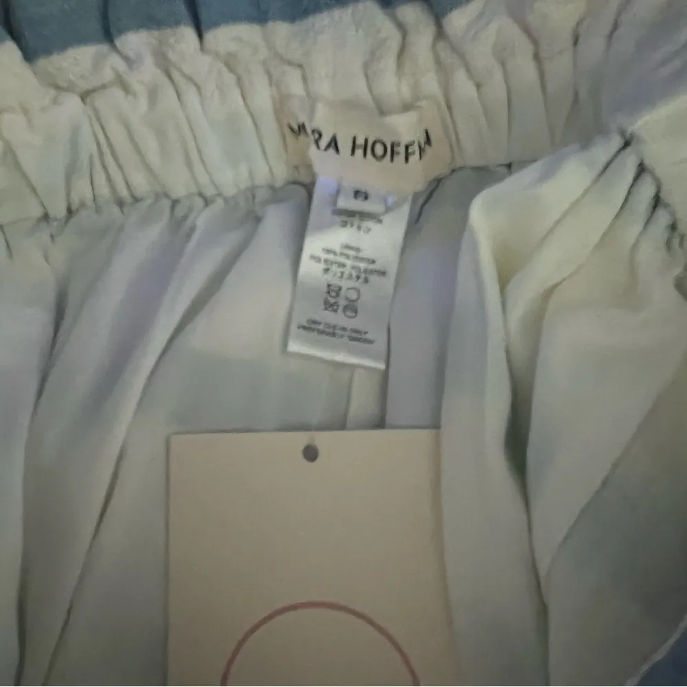 Mara Hoffman x Revolve Off Shoulder Ruffle Set in 
Novelty Stripe, New with Tags - Image 9