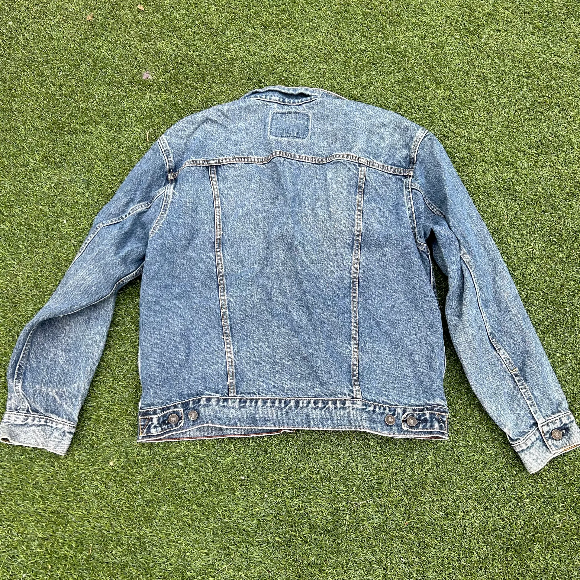 Vintage levi strauss denim jacket authentic patent riveted clothing - Image 5