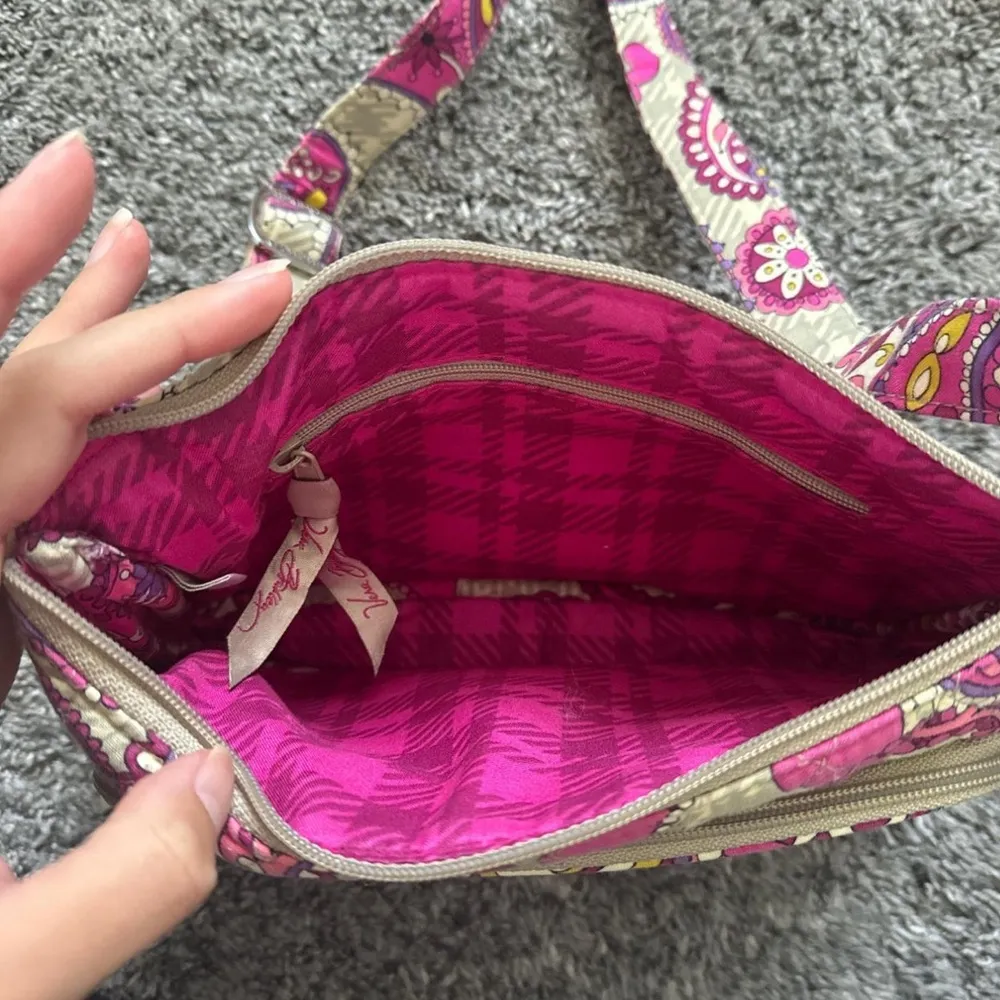 vera bradley paisley meets plaid crossbody purse and wallet - Image 4