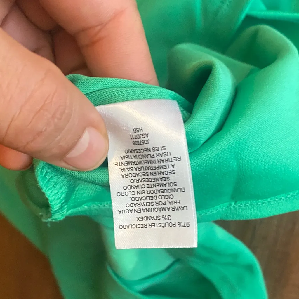 Planet Gold Vibrant Green Midi Dress - Image 4