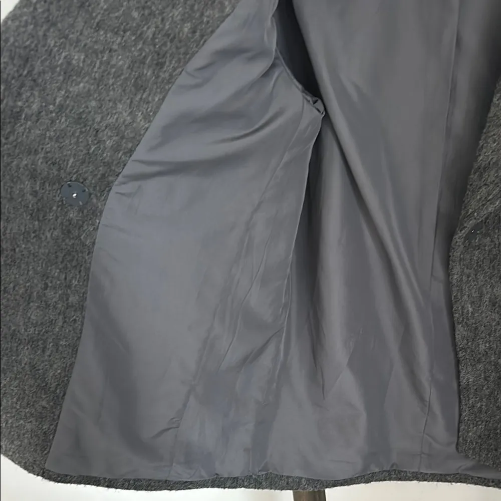 Gray Warm Coat Blazer Oversized XS - Image 9