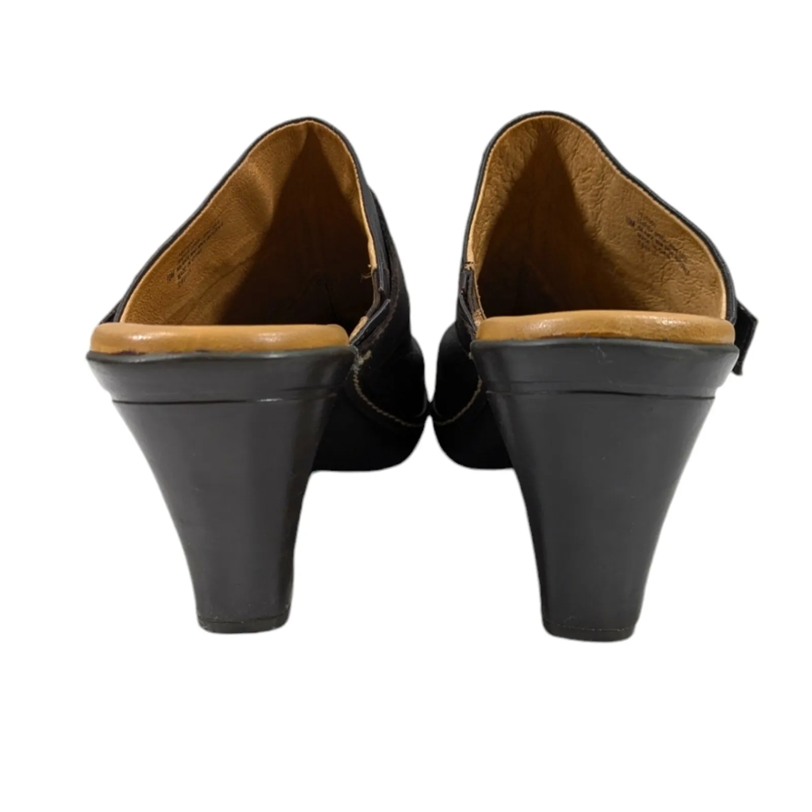 Sofft Retro Chic Clogs GUC Size 10M S3062 Brown - Image 12