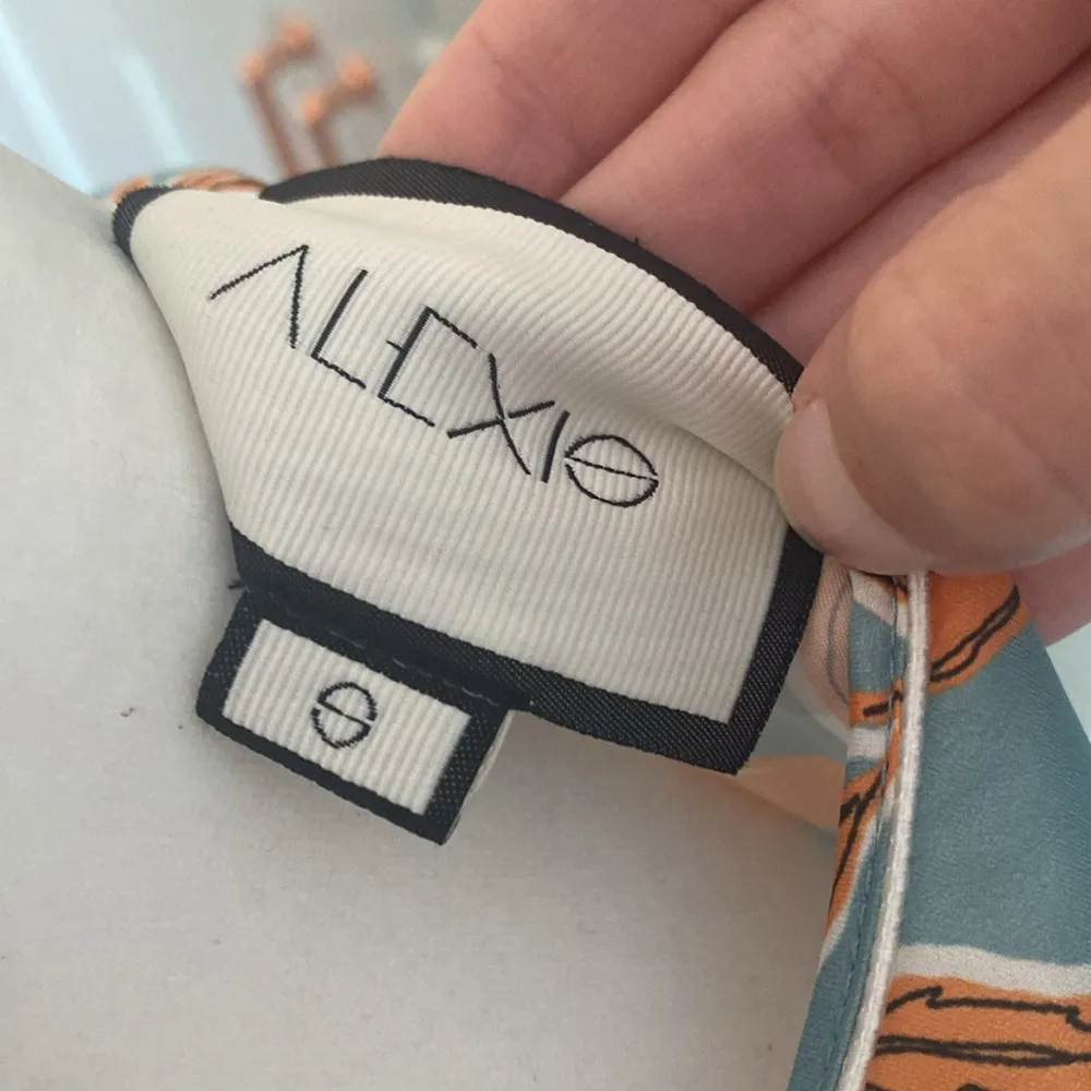 Alexis Botana Maxi Slit Dress in Winter Garden Sz Small - Image 9