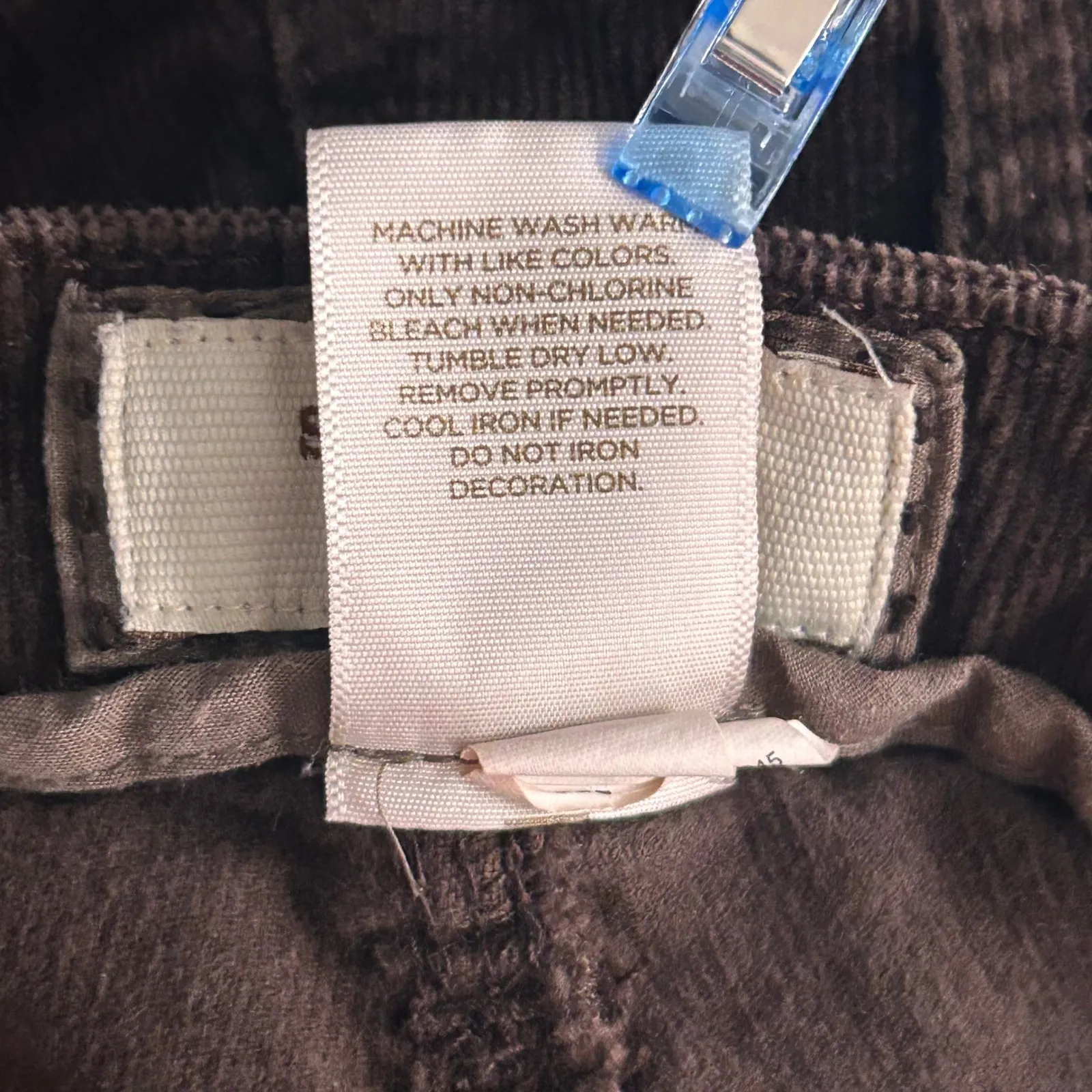 Womens Corduroy Pants Size 8 Chocolate Brown‎ Bootcut Flared Fall Warm Cozy - Image 7