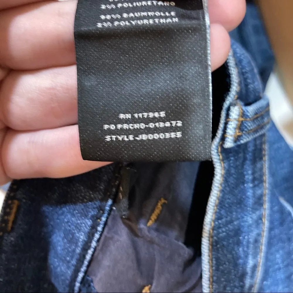 J. BRAND Skinny Jeans Step Hem in Mesmeric Blue Size 27 - Image 6