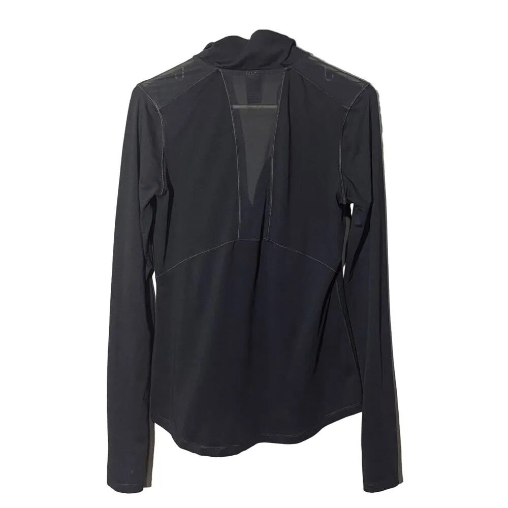 Victoria's Secret Sport Gray Long Sleeve Athletic 1/2 Zip Mesh Shirt Women Sz S - Image 2