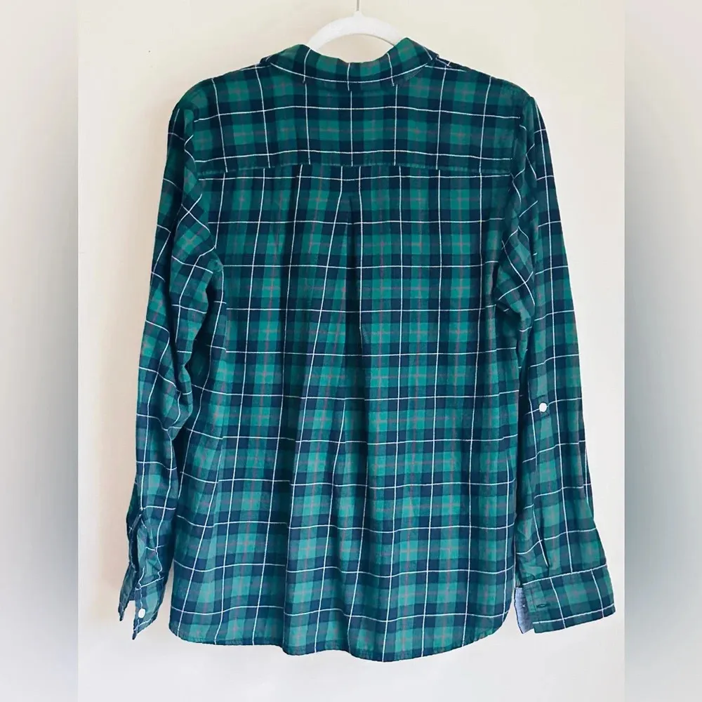 Tommy Hilfiger Plaid Button-Down Shirt - Size L - Image 6