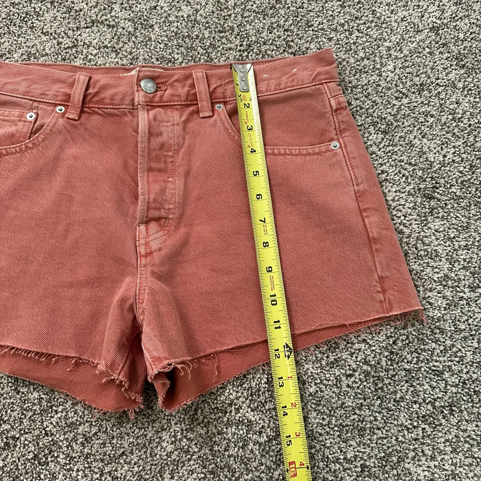 Madewell pink denim the Brynn shorts size 28 - Image 7