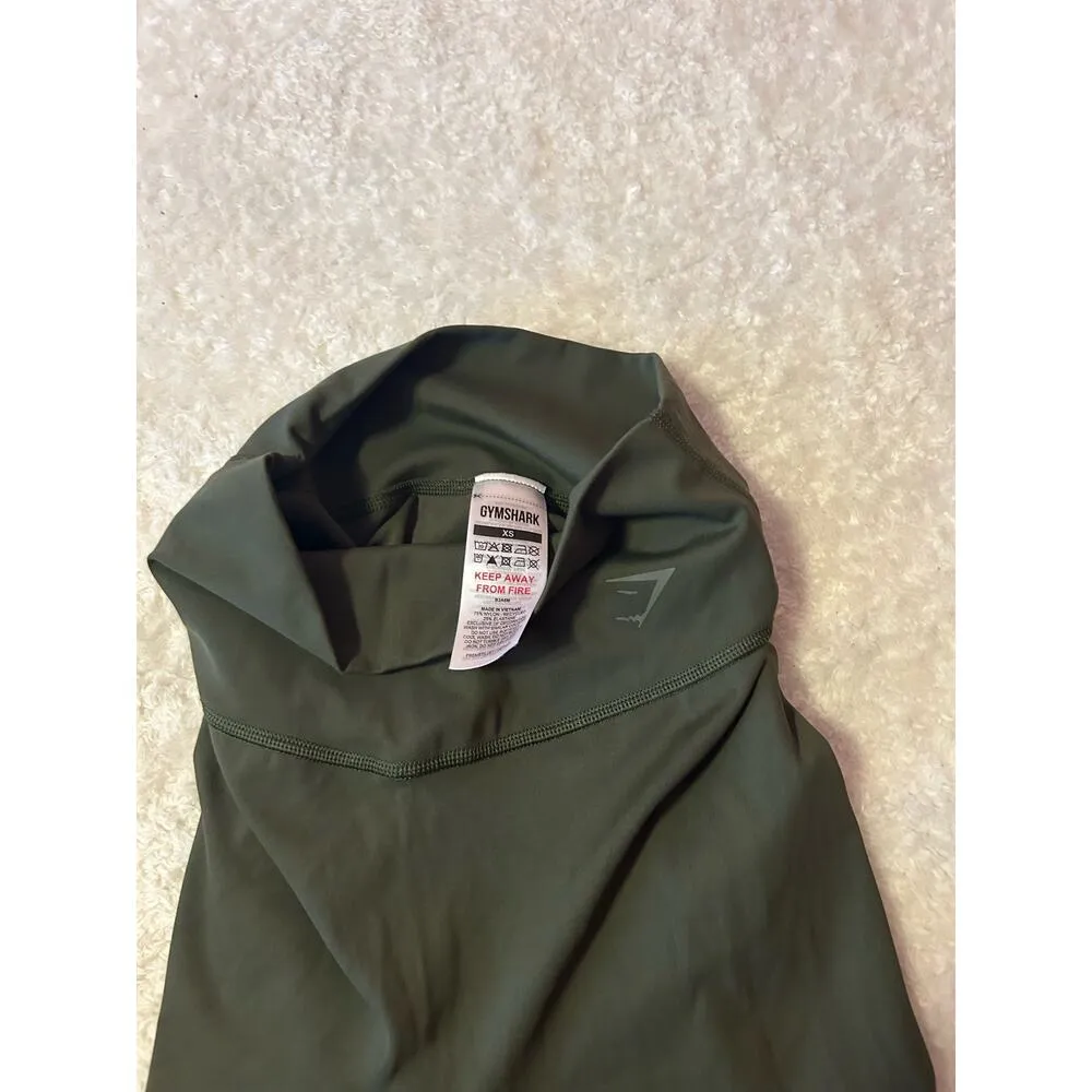 NWOT Gymshark Dark Green Leggings Size‎ XS - Image 4