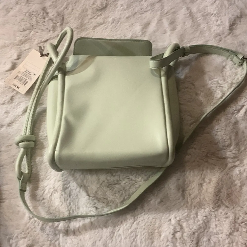 A New Day Women's Bag Tubular Crossbody
Green Faux Leather Adjustable... NWT - Image 3