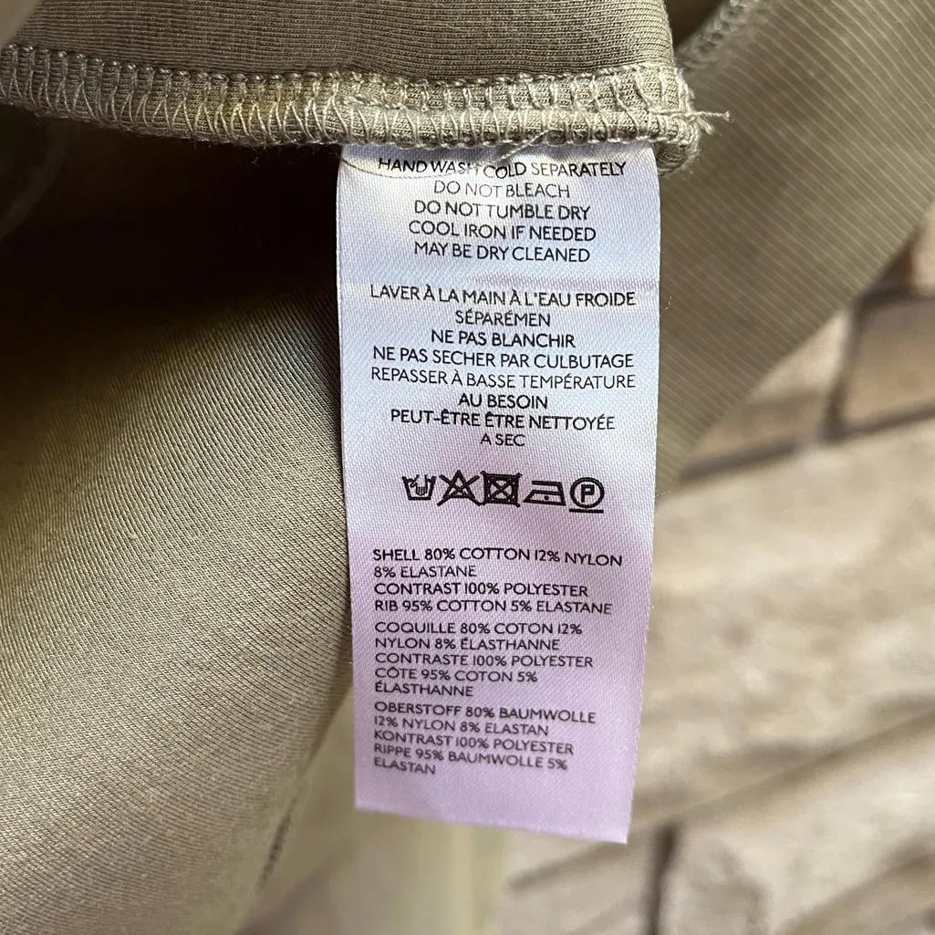 By Anthropologie Mesh Paneled Sweatshirt Sage Green XL comfy Athleisure cozy - Image 5