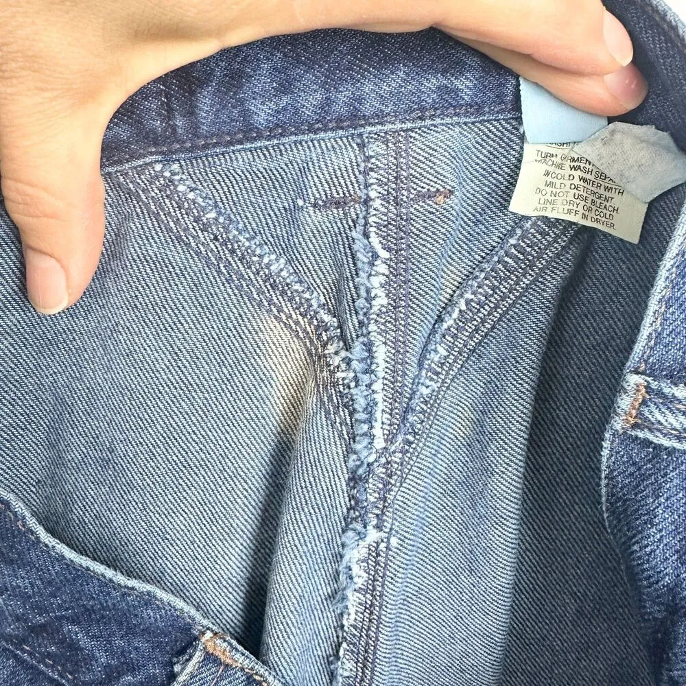 Rocky Mountain Rockies Vintage Western Jeans Size 11 28x36.75 High Rise Bareback - Image 5