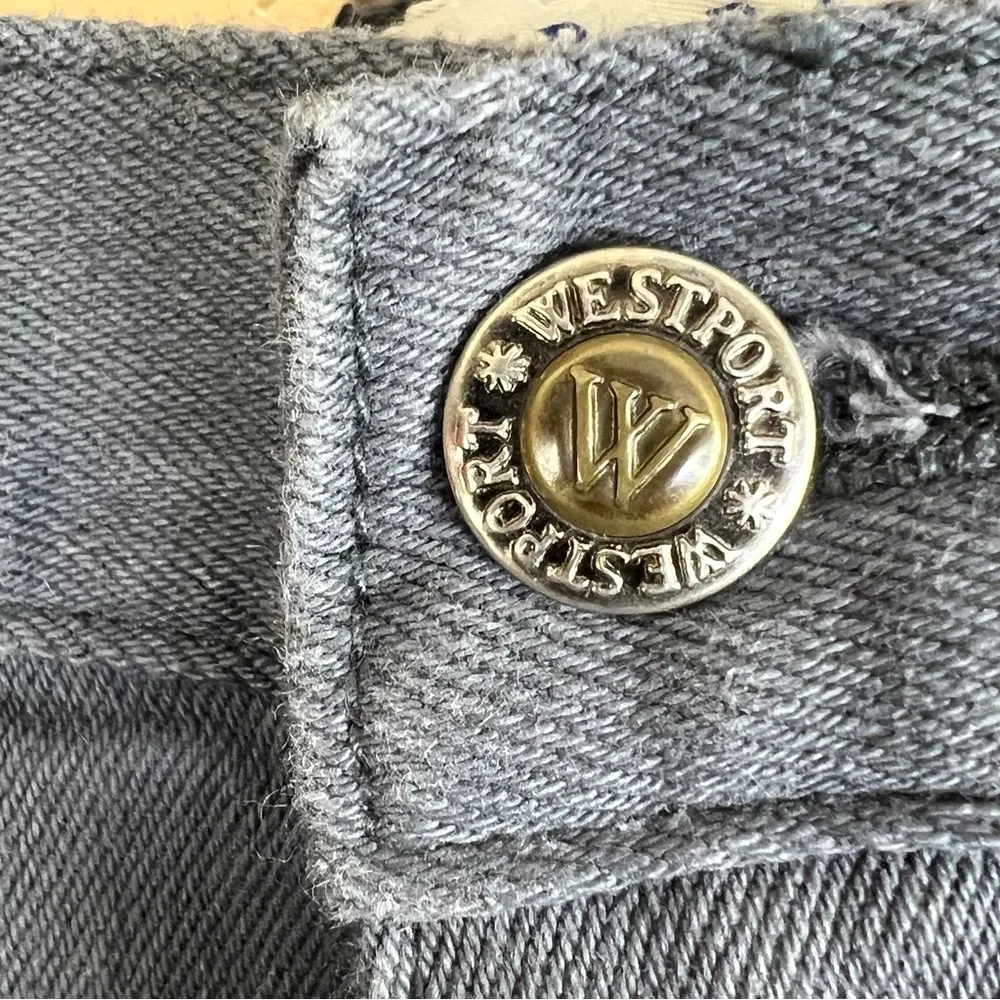 Vintage Deadstock New With Tags Westport Gray Size 14 Denim Jeans (FLAW) - Image 13