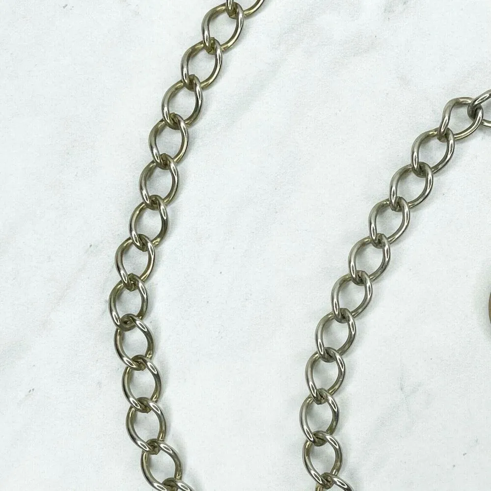 George Washington Coin Metal Chain Link Belt Size XS Small S - Image 3