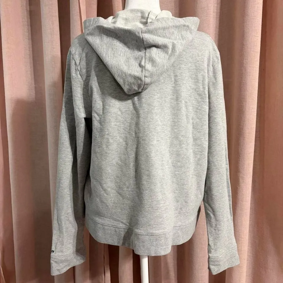 Old navy vintage cropped zip up jacket hoodie, - Image 2