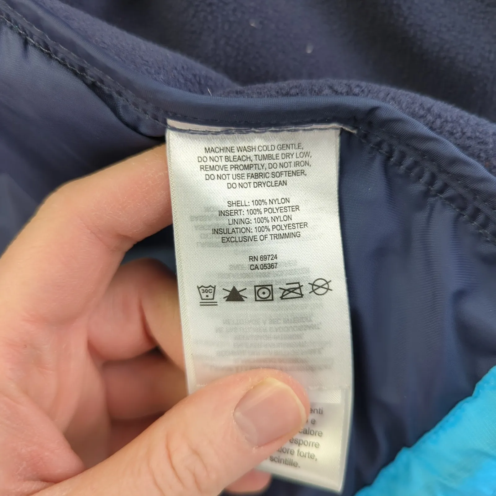 Columbia Powder Pillow Hybrid Jacket Women's Medium Puffer Blue Insulated Gorp - Image 6