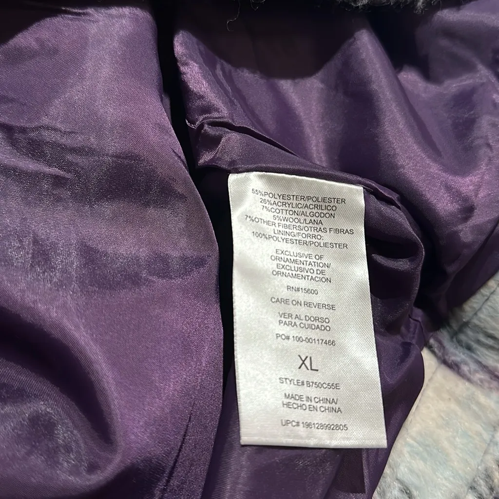 Democracy NWT  Long Blouson Sleeve Zip Front Collared Patch Pocket Jacket - Image 13