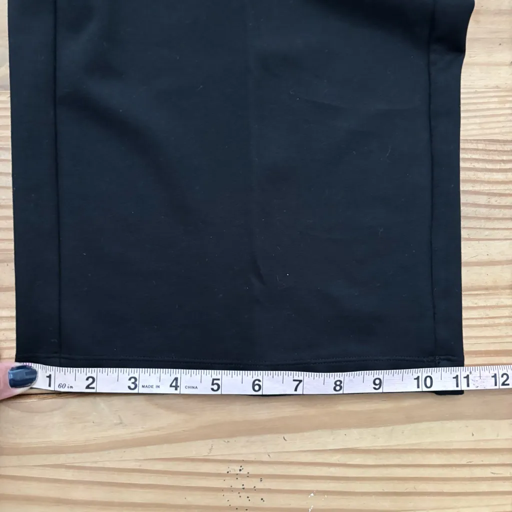 Max Studio Stretch pull on wide leg Black Trousers - Image 11