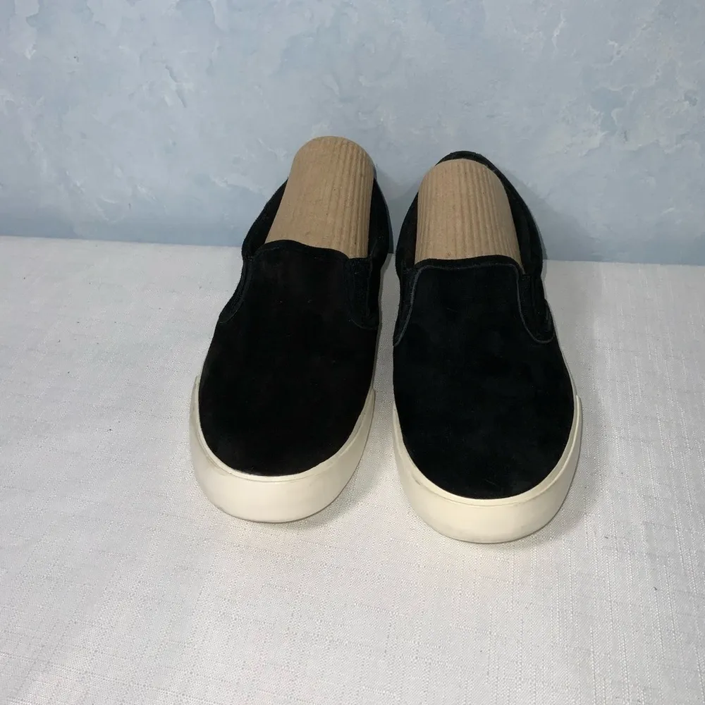 Lauren Ralph Lauren Black Suede Slip On Loafer Casual Everyday Shoes Size 6.5 - Image 2