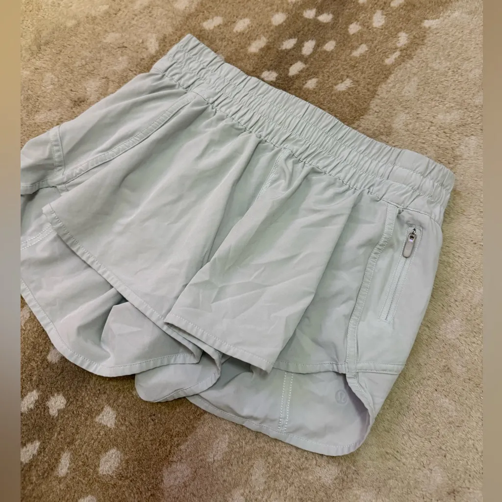 Lululemon  Athletica mint green tracker shorts women’s size 10 - Image 2