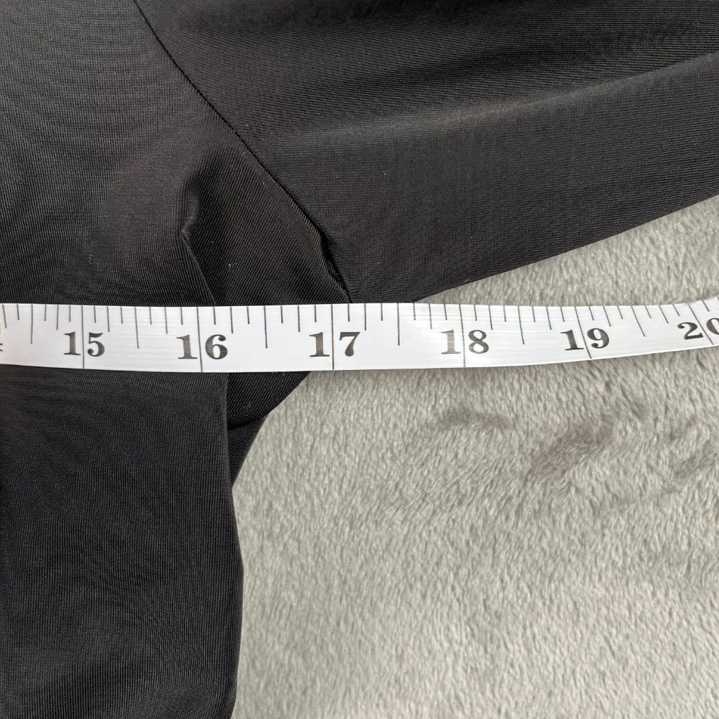 Cotton On Crop Top Women’s Large Black Long Sleeve Waist Tie Wrap Clubwear Y2K - Image 6