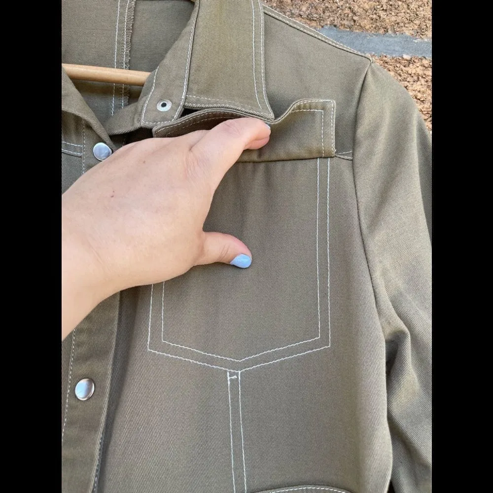 Lioness Jumpsuit  “Williamsburg” Coveralls Belted Medium - Image 6