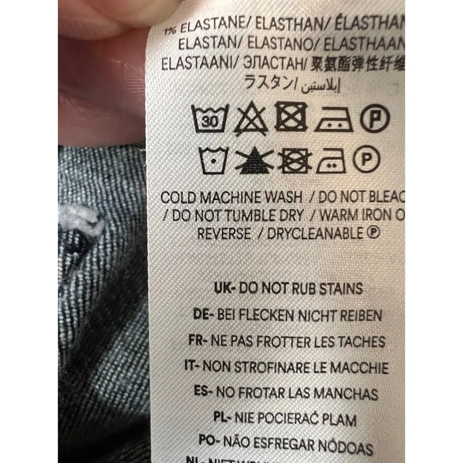 Boden jeans size 33 blue dark wash wide flare leg high - Image 8