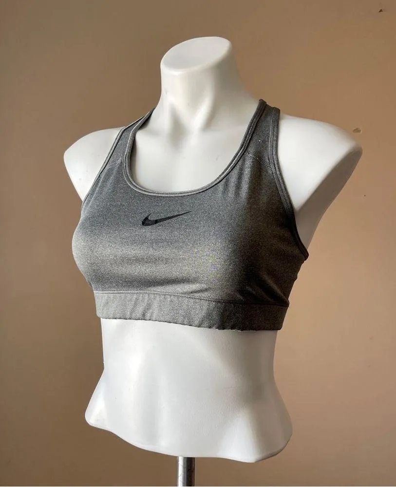 NIKE | Gray Racerback Sports Bra Sz L - Image 2
