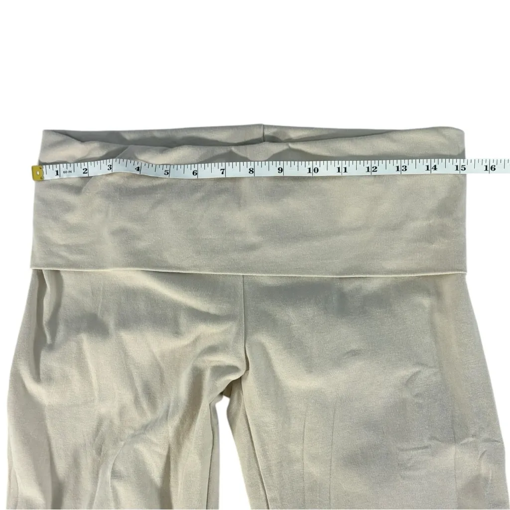 SKIMS Cotton Jersey Fold Over Pants Women’s Large Stone Beige NWT Athleisure - Image 8