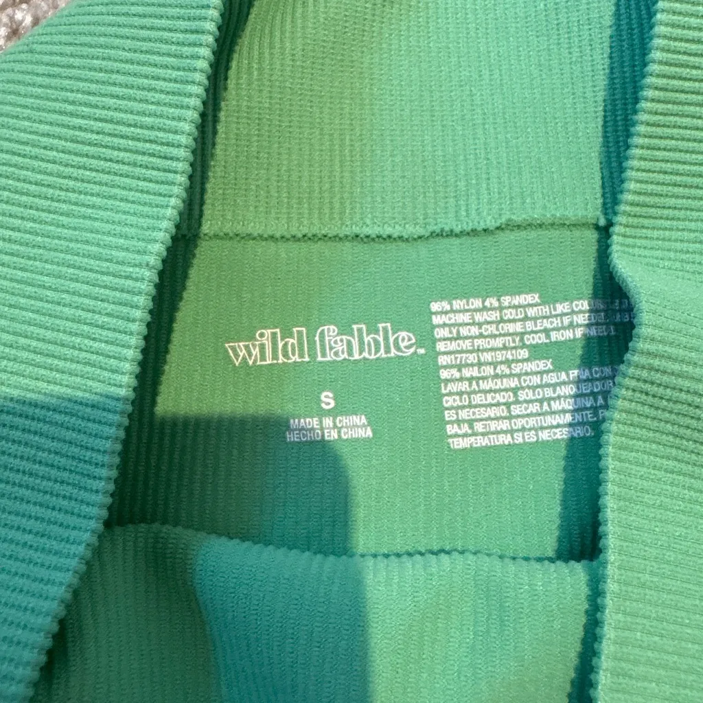 Wild Fable Ribbed Green biker shorts - Image 2