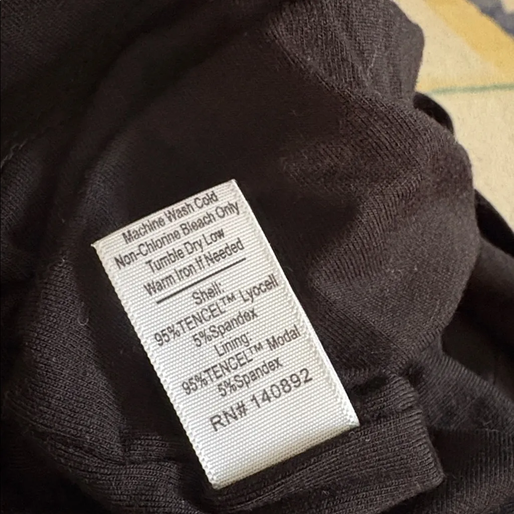 Marine Layer Lexi Ribbed Daytime Midi Dress Black Small - Image 9