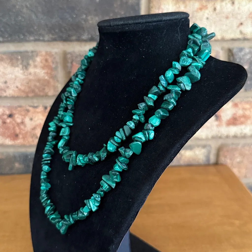 MALACHITE Natural Stone Necklace - Image 2