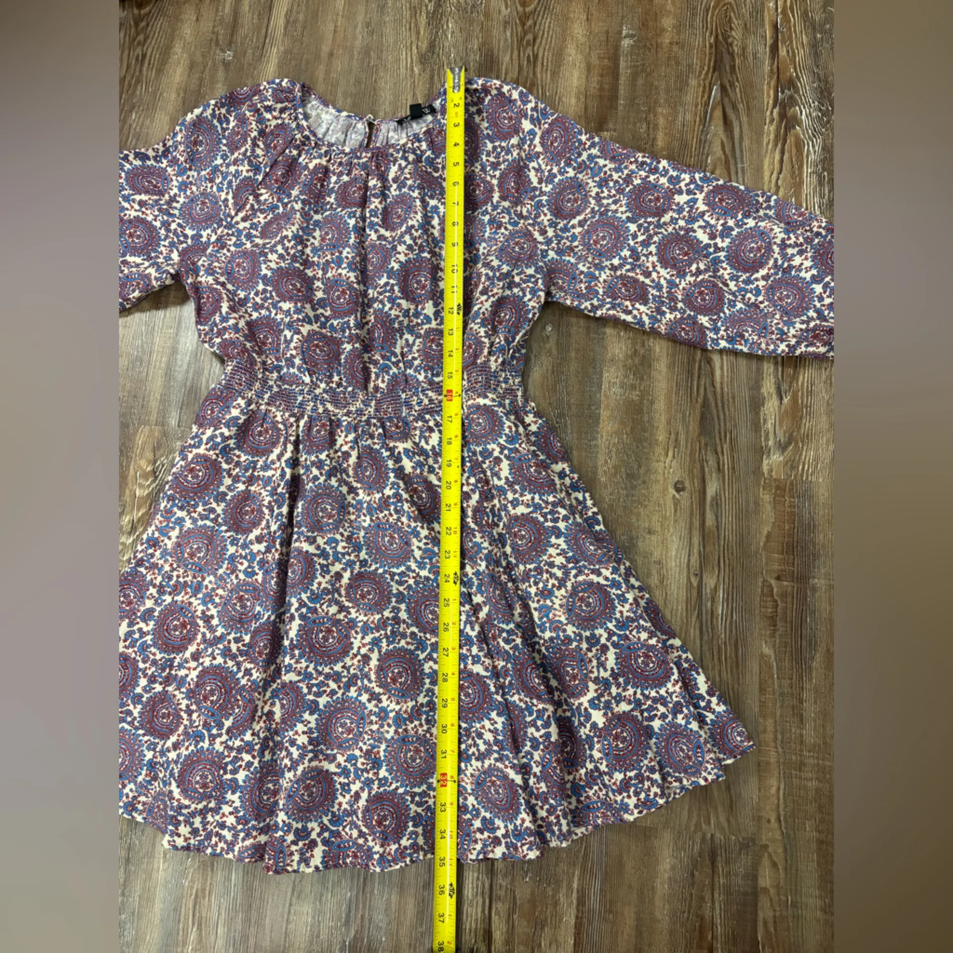 J. Crew Palermo Smocked Waist Linen Mini Dress in Floral Bouquet Medium Preppy - Image 5