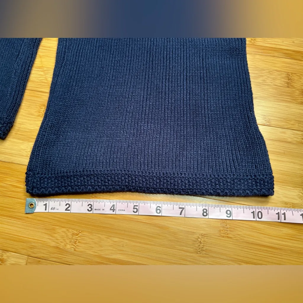 Sincerely Jules Women’s 2Pc Navy Knit Sweater Set,Vest+Wide/Flare leg Pants|SZ:S Blue - Image 15