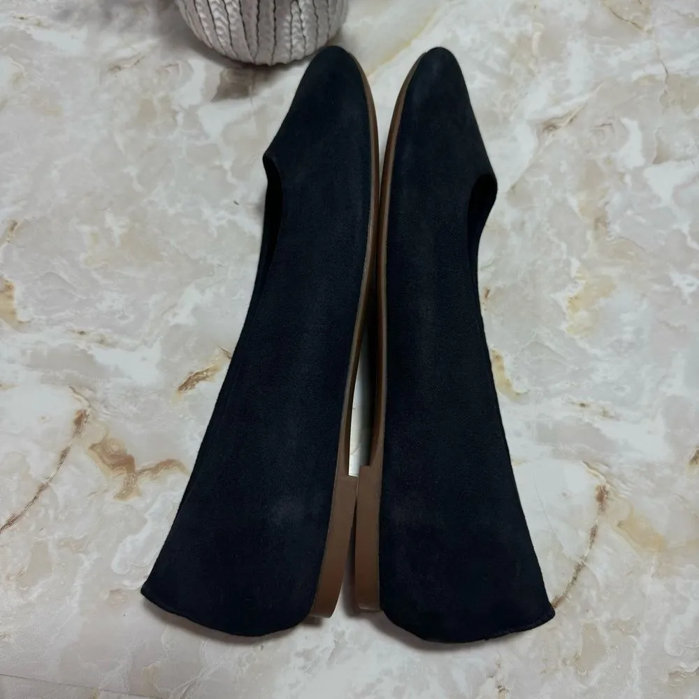 Hush Puppies Bounce Navy Suede Flats Size‎ 10 - Image 9
