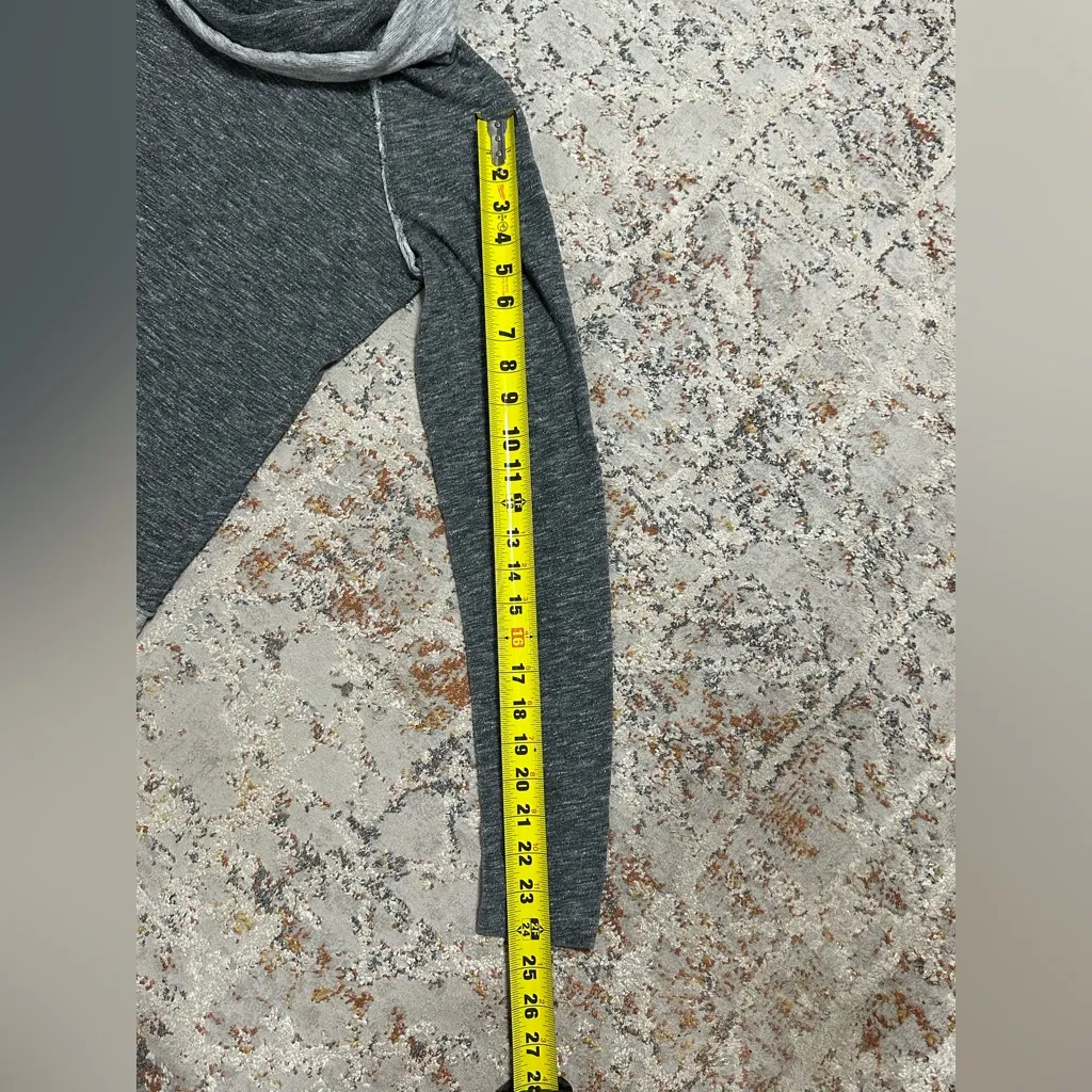 FREE PEOPLE FP Beach Cocoon Cowl Neck Pullover one body one size gray - Image 8