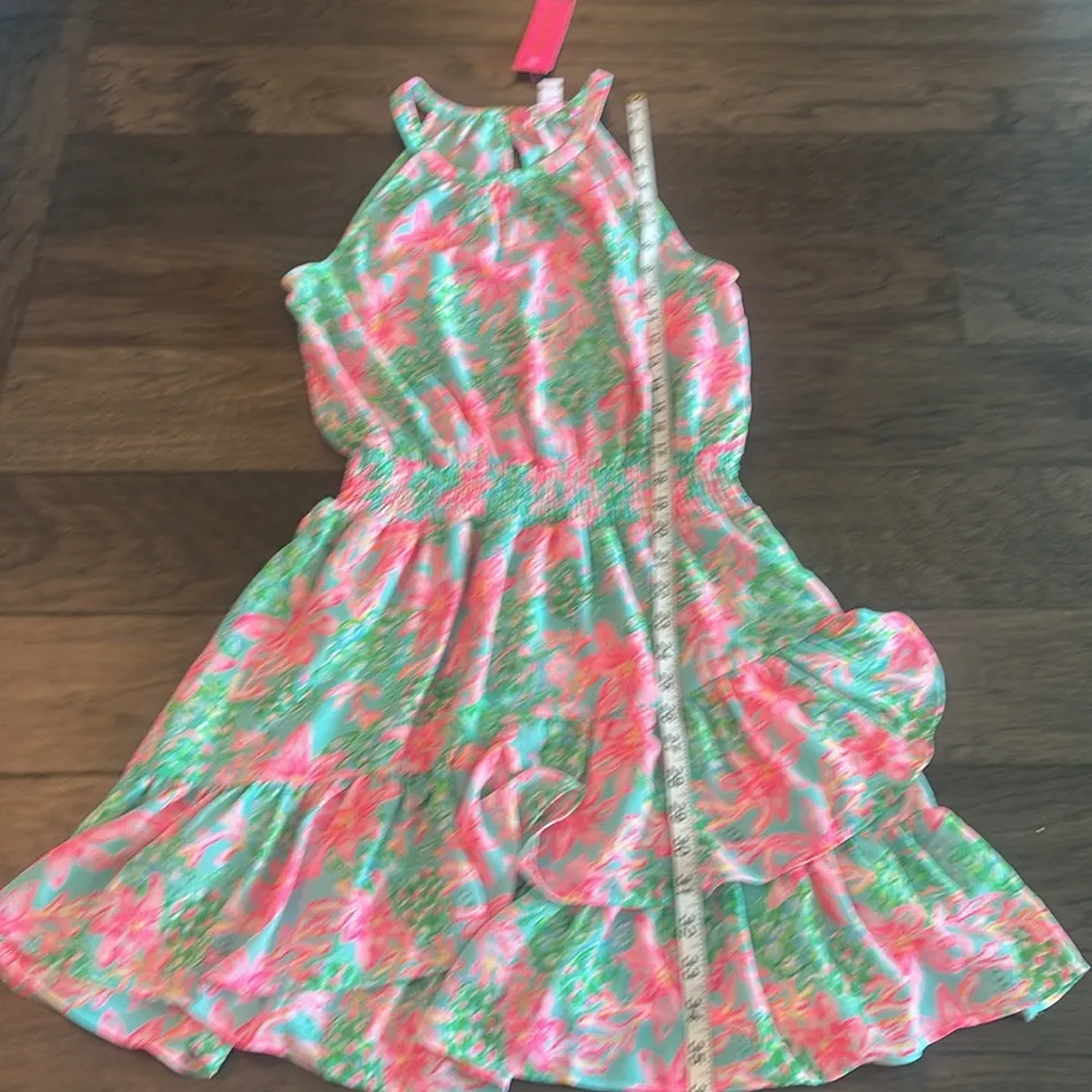 NWT Lilly Pulitzer Pamelyn Dress in Surf Blue So Shellegant Sz 8 - Image 11