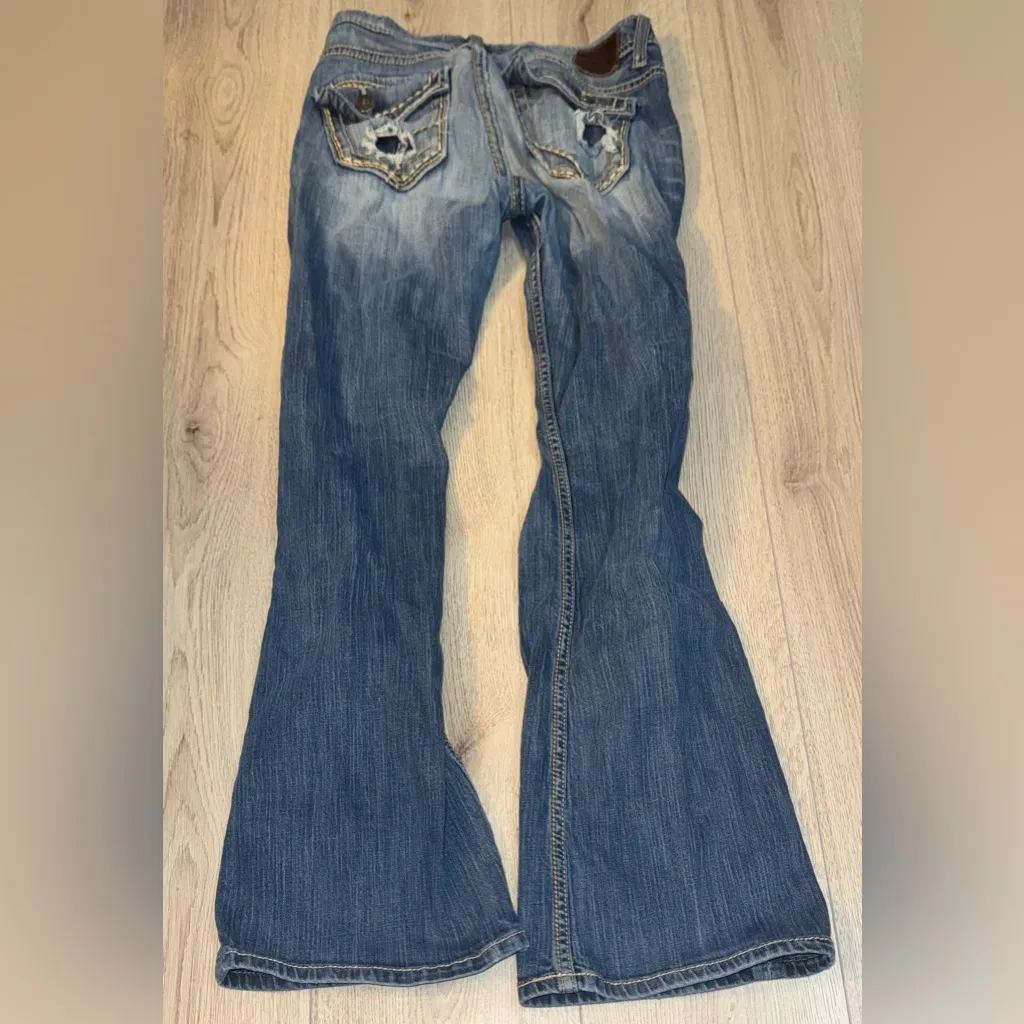 BKE Tia bootcut Boot Cut blue Jeans denim - Image 2