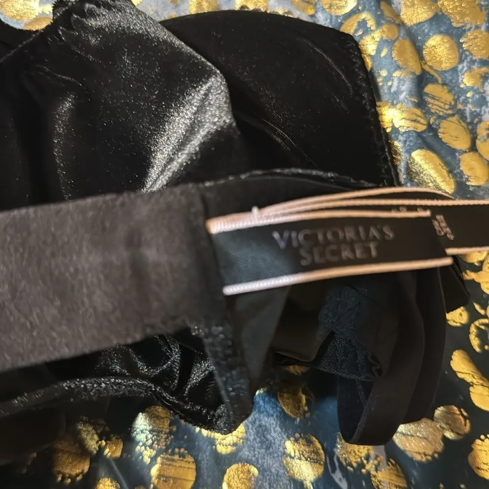 Victoria's Secret Velvet Rhinestone Studded Push-Up Teddy Bodysuit Top size XS - Image 10