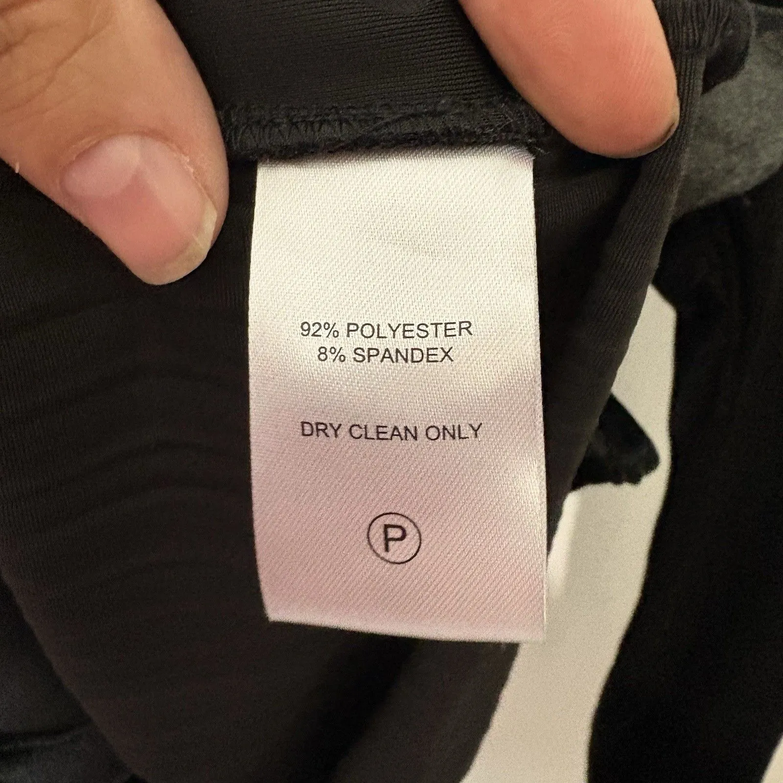 Foxcroft Long Sleeve Black Velvet Velour Relaxed Button Up Shirt Top Size 10 - Image 4