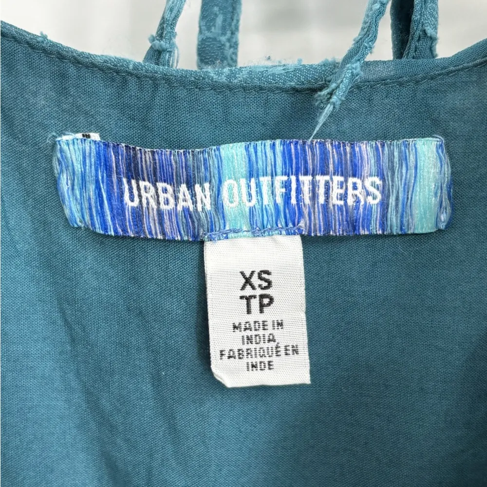 Urban outfitters Y2K coquette fairy boho Becca blue summer floral midi dress xs - Image 4