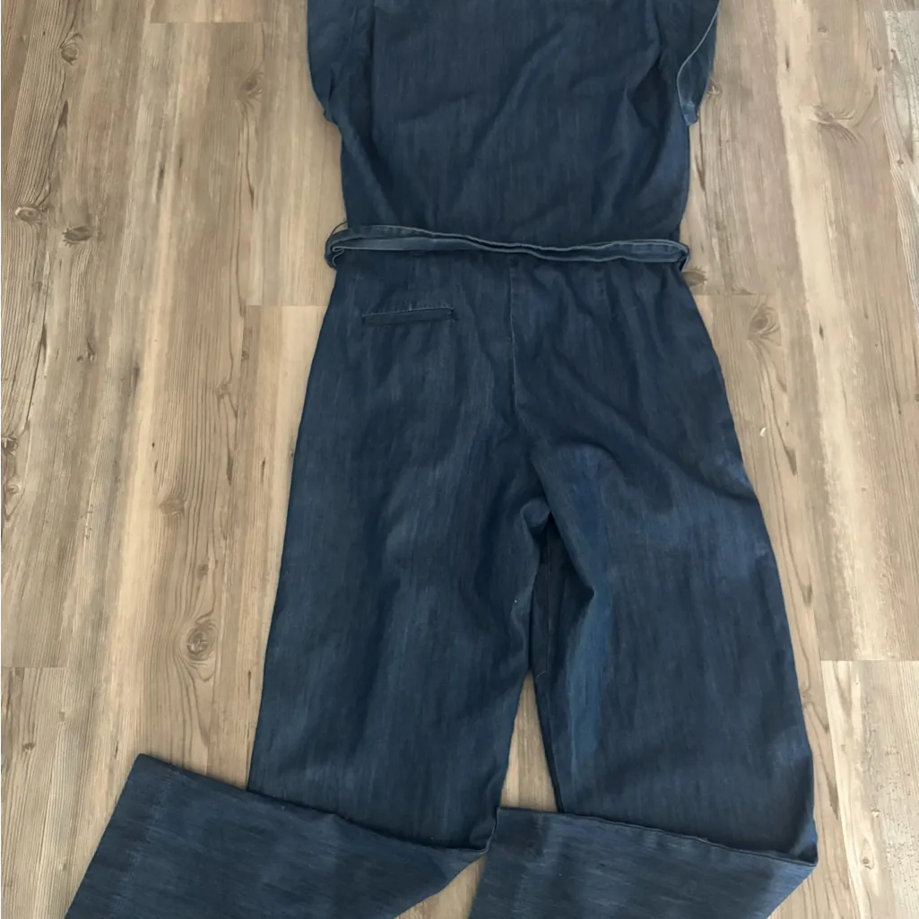 7 For All Mankind Denim Jumpsuit Size Small NWT - Image 2