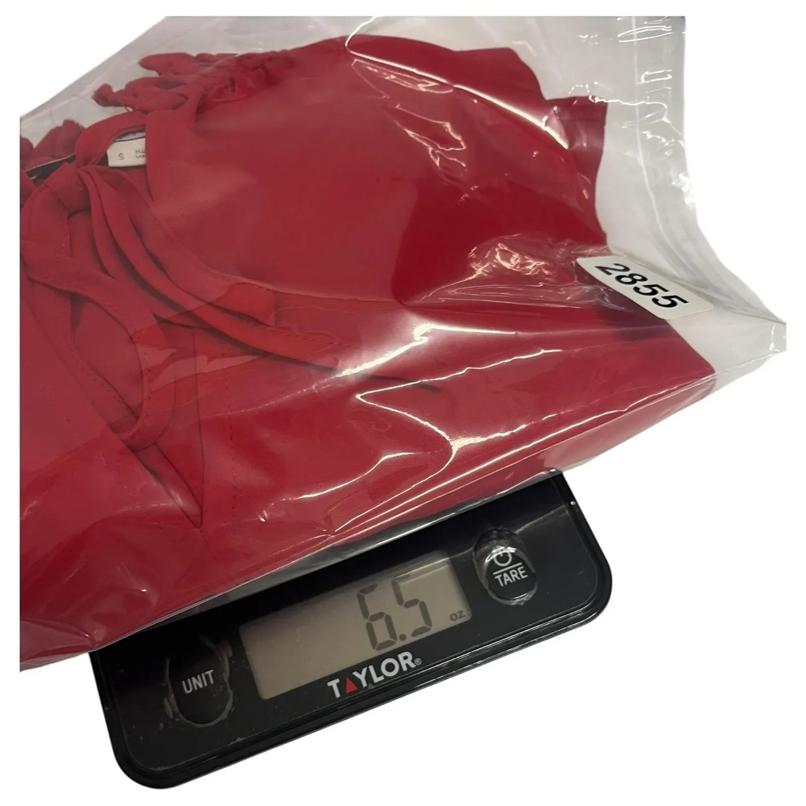 LOFT Blouse Womens Small Red Ruffle Peplum Long Sleeve Top Keyhole Holiday Sheer - Image 13