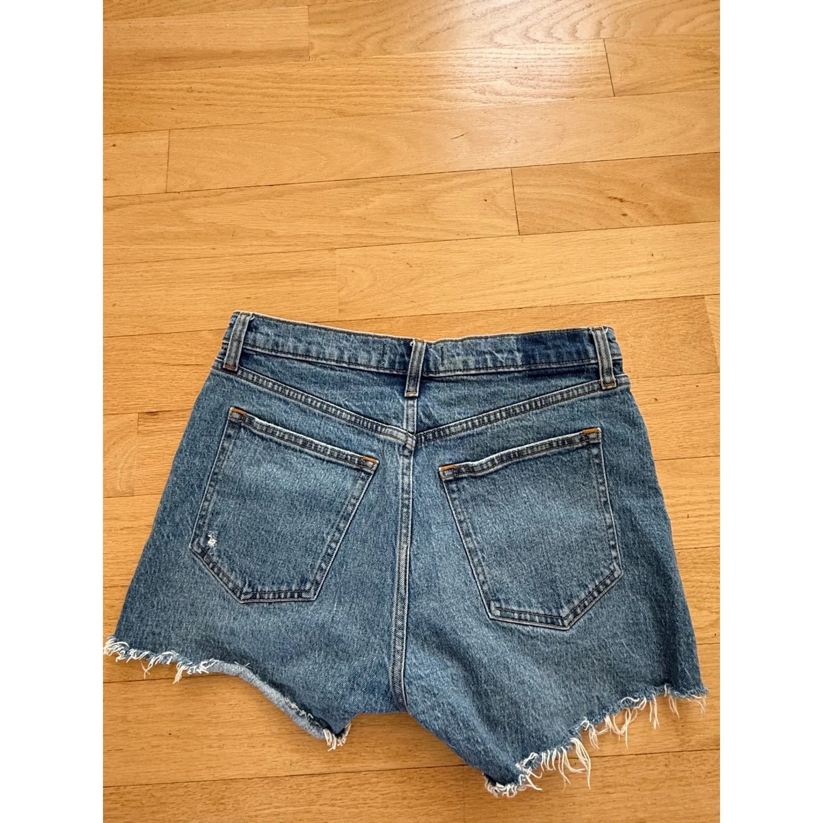 Women's 8 Abercrombie Fitch 90s Relaxed Cutoff Shorts High Rise Size 29 - Image 4